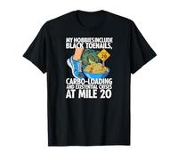 Funny Marathon Runner Carbo Loading Mile 20 Joke T-Shirt