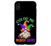 Funny Mardi Gras Quote for Women and Men with Carnival GNOME Coque pour iPhone XS Max