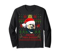 Funny Martin Président Van Buren Parodie de Noël Vacances Manche Longue