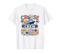 Funny Matching Family Cruise Vacation Pharmacist Gift T-Shirt