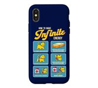Funny Math Infinite Energy Cat et génie mécanique Coque pour iPhone X/XS