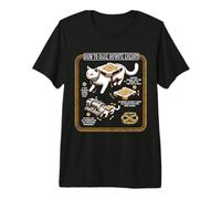 Funny Math Infinite Energy Cat et génie mécanique T-Shirt Haut de Gamme