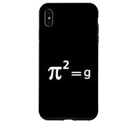 Funny Math Joke Pun - Pi Joke Pi Squared = g Maths Pun Joke Coque pour iPhone XS Max