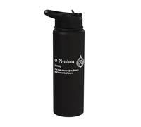 Funny Math Love Onion Opinion Pi Définition Mathématicien Stainless Steel Insulated Water Bottle