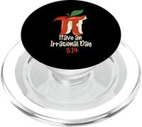 Funny Math Teacher Apple Decor for Happy 3.14 Pi Day PopSockets PopGrip pour MagSafe