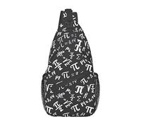 Funny Mathematical Happy Pi Day Sling Bag, Casual Crossbody Shoulder Bag Randonnée Daypack Crossbody Shoulder Backpack Travel Chest Pack pour Hommes Femmes
