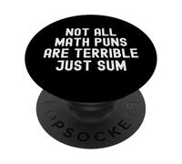 Funny Maths Teacher Joke Math Puns Back to School PopSockets PopGrip Adhésif