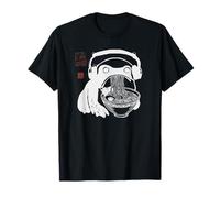 Funny Matsumoto Hoji Grumpy Frog Ramen Nouilles Musique Art T-Shirt