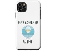 Funny May Contain Wine Tasting Lover Drinking Mother's Day Coque pour iPhone 11 Pro Max