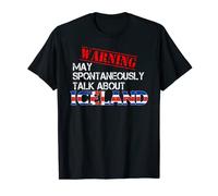 Funny May Spontaneously Talk About Iceland Souvenir de voyage T-Shirt