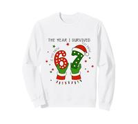 Funny Meme 67 Six Seven 6 7 The Year I Survived 6 7 Sweatshirt