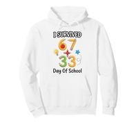 Funny Meme I Survived 100 Days of School 67 Six Seven Sweat à Capuche