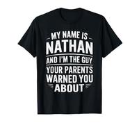 Funny Men Called Nathan Dad Brother Son Oncle Père Neveu T-Shirt