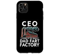 Funny Men Dad Joke Farting Retro PDG de The Dad Fart Factory Coque pour iPhone 11 Pro Max