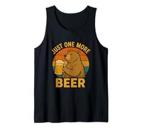 Funny Mens Bears Beer Tee Just 1 More Retro Vintage Drinking Tee Débardeur