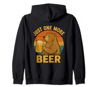 Funny Mens Bears Beer Tee Just 1 More Retro Vintage Drinking Tee Sweat à Capuche