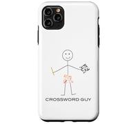 Funny Mens Crossword Guy Boy Mots Croisés Puzzle Coque pour iPhone 11 Pro Max