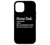 Funny Mens Horse Dad Cool Definition Coque pour iPhone 12/12 Pro