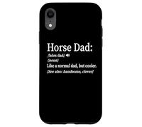 Funny Mens Horse Dad Cool Definition Coque pour iPhone XR