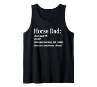 Funny Mens Horse Dad Cool Definition Débardeur