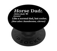 Funny Mens Horse Dad Cool Definition PopSockets PopGrip Adhésif