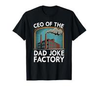 Funny Mens Joke Fathers Retro PDG de The Dad Joke Factory T-Shirt