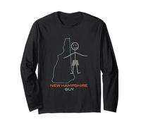 Funny Men's New Hampshire, NH Boys New Hampshire Manche Longue