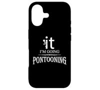 Funny Mens Screw It I'm Going Pontooning Lake Lover Coque pour iPhone 17