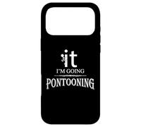 Funny Mens Screw It I'm Going Pontooning Lake Lover Coque pour iPhone 17 Pro Max