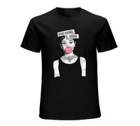 Funny Men's Top with Quotes Slogan - Being Normal is Boring - Audrey T-Shirt Black S