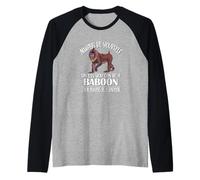 Funny Mens Womens Boy Always Be Yourself Unless Baboon Lover Manche Raglan