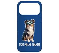 Funny Mens Womens I Do What I Want Australian Shepherd Lover Coque pour iPhone 17 Pro Max