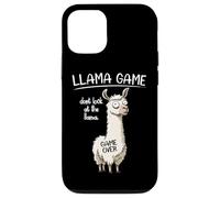 Funny Mens Womens Kids Llama Game Don't Look at The Llama Coque pour iPhone 12/12 Pro