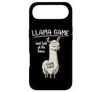Funny Mens Womens Kids Llama Game Don't Look at The Llama Coque pour iPhone Air