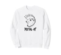Funny Mens Womens Punk Rock Heavy Metal AF Groundhog Lover Sweatshirt
