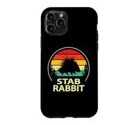 Funny Mens Womens Retro Vintage Stab Rabbit Porcupine Lover Coque pour iPhone 11 Pro