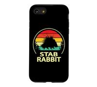 Funny Mens Womens Retro Vintage Stab Rabbit Porcupine Lover Coque pour iPhone SE (2020) / 7/8