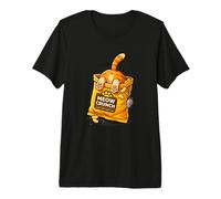 Funny Meow Crunch Cat Snack Thief Approved T-Shirt Haut de Gamme