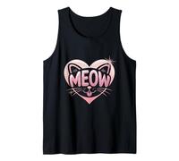 Funny Meow My Meow Kitty Kitten I Love My Cat Cats Meow Meme Débardeur