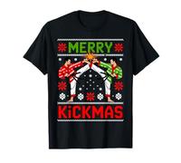 Funny Merry Kickmas Ugly Christmas Jiu Jitsu Xmas Sweater T-Shirt