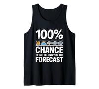 Funny Meteorology Gift Weather Enthusiasts Cool Weatherman Débardeur