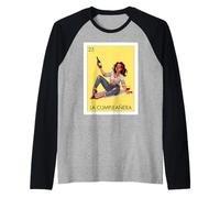 Funny Mexican 25th Birthday Girl Design - La Cumpleañera Manche Raglan