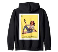 Funny Mexican 25th Birthday Girl Design - La Cumpleañera Sweat à Capuche