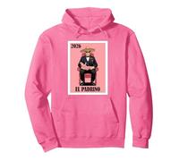 Funny Mexican Baptism Padrino Proposal 2026 - El Padrino Sweat à Capuche, Unisexe pour Adultes, Rose Vif, M