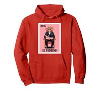 Funny Mexican Baptism Padrino Proposal 2026 - El Padrino Sweat à Capuche, Unisexe pour Adultes, Rouge, M