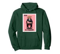 Funny Mexican Baptism Padrino Proposal 2026 - El Padrino Sweat à Capuche, Unisexe pour Adultes, Vert Forêt, S
