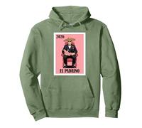 Funny Mexican Baptism Padrino Proposal 2026 - El Padrino Sweat à Capuche, Unisexe pour Adultes, Vert Sauge, M
