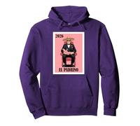 Funny Mexican Baptism Padrino Proposal 2026 - El Padrino Sweat à Capuche, Unisexe pour Adultes, Violet, L