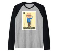 Funny Mexican Birthday 30 Design - El Cumpleañero Manche Raglan
