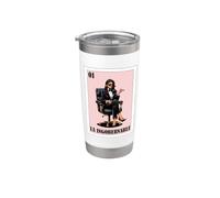 Funny Mexican Chingona Design - La Ingobernable Gobelet isotherme en acier inoxydable double paroi
